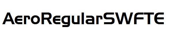 AeroRegularSWFTE字体