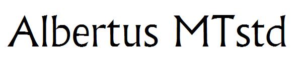 Albertus MTstd字体