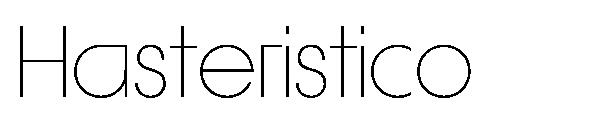 Hasteristico字体
