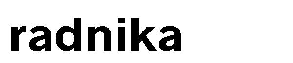 radnika字体