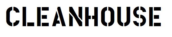 cleanhouse字体
