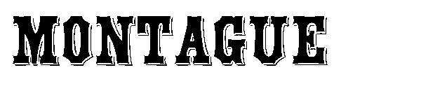 Montague字体