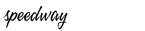 speedway字体