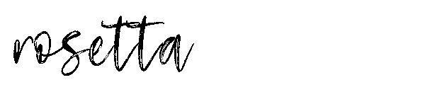 Rosetta字体