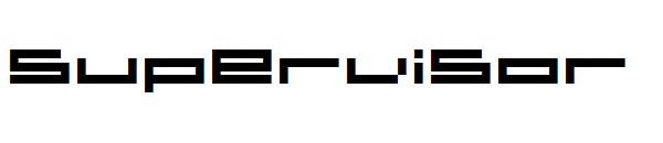 supervisor字体