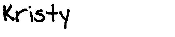 Kristy字体