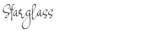 Starglass字体