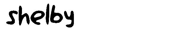 shelby字体