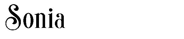Sonia字体