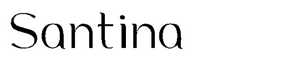 Santina字体