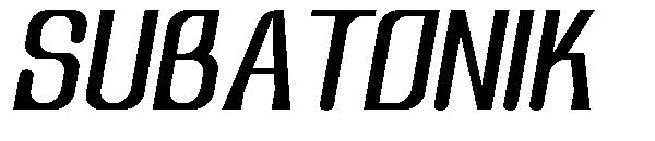 SUBATONIK字体