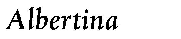 Albertina字体
