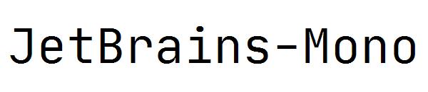 JetBrains-Mono字体