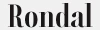 Rondal字体