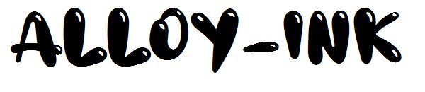 Alloy-Ink字体