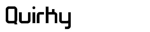 Quirky字体