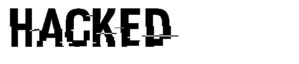 hacked字体