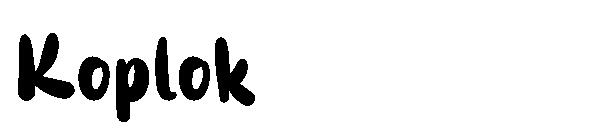 Koplok字体
