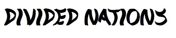 Divided Nations字体