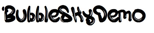 BubbleSkyDemo字体