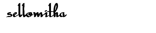 sellomitha字体