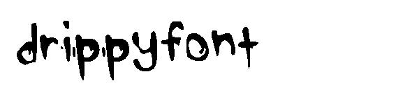 drippy-font字体