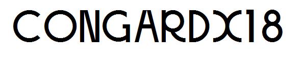 CONGARDX18字体