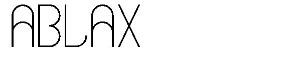 Ablax字体