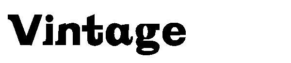 Vintage字体