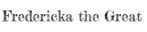 Fredericka the Great字体