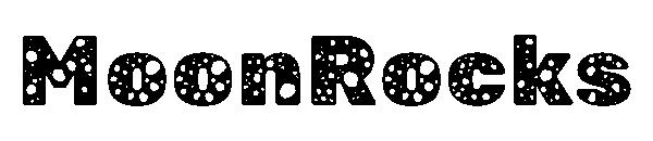 MoonRocks字体