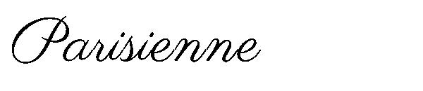 Parisienne字体