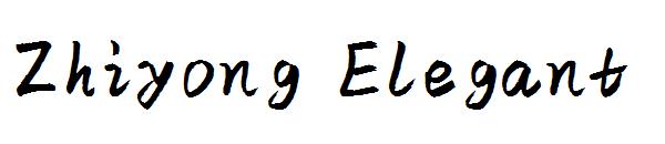 Zhiyong Elegant字体