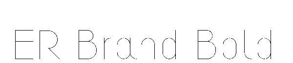 ER Brand Bold字体