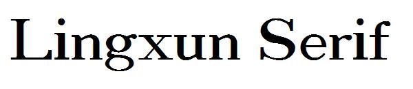 Lingxun Serif字体
