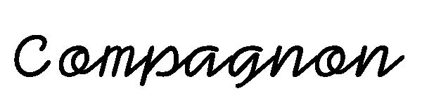 Compagnon字体
