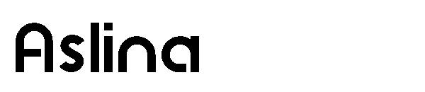 Aslina字体