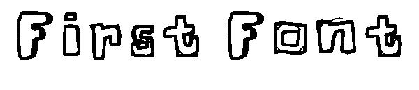 First Font字体