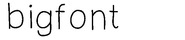 bigfont字体