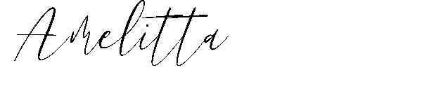 Amelitta字体