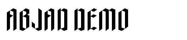 Abjad demo字体