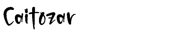Caitozar字体