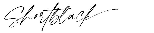 Shortblack字体