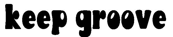 keep groove字体