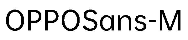 OPPOSans-M字体