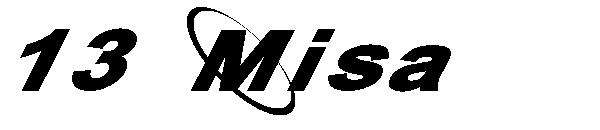 13 Misa字体