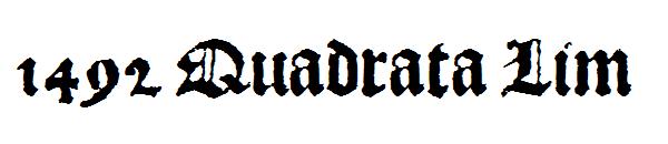 1492 Quadrata Lim字体