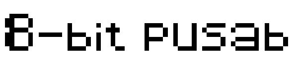 8-bit pusab字体