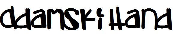 Adamski Hand字体