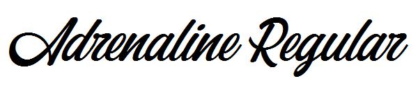 Adrenaline Regular字体